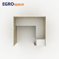 Système de cloisons modulaires EGROspace pour solutions de mobilier personnalisé, séparateurs de pièce, postes de travail modulaires pour bureaux