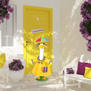Impermeable para decoración de jardín con diseño de ganso para estatuas de ganso de 23 pulgadas - Atuendo y ropa para estatuas de exterior para decoración de patio y jardín - Product Image 4