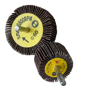 60 Grit Sanding Flap bánh xe đĩa mài mài mòn bánh xe Dremel phụ kiện giấy nhám đánh bóng công cụ quay Flap bánh xe với trục - Product Image 3