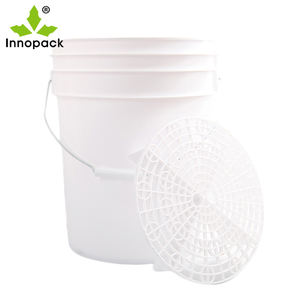 Cubo de plástico de 20l al por mayor con tapa Gamma, respetuoso con el medio ambiente, nuevo diseño para lavado de coches, tambores y barriles de bajo precio - Product Image 3