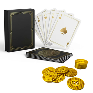 Cartes <span class=keywords><strong>à</strong></span> <span class=keywords><strong>Jouer</strong></span> Classiques Durables Personnalisables avec Logo Imprimé, Cartes <span class=keywords><strong>à</strong></span> <span class=keywords><strong>Jouer</strong></span> de Poker avec Boîte en Étain – Meilleures Ventes - Product Image 2