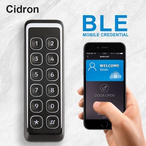 Lettore di Controllo Accessi Intelligente Cidron Slimline Multi-Tech con Crittografia AES, Wiegand, RFID, NFC, BLE, Codice QR, RS485, OSDP - Product Image 1