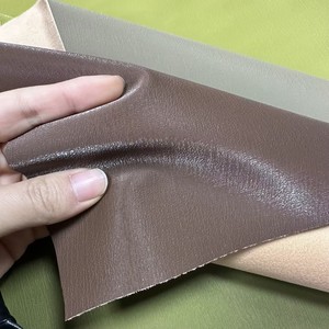 Tessuto in Pelle Sintetica PU Goffrata, Materiale Grezzo in Poliuretano Effetto Pelle di Maiale per Fodere di Scarpe e Borse - Product Image 6