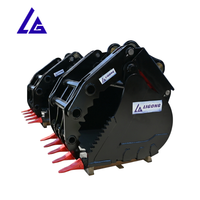Godet hydraulique à pince NM500 de 1,0 m³ pour excavatrice de 20-30 tonnes (320, 330) – Idéal pour les secours en cas de catastrophe et les interventions d'urgence