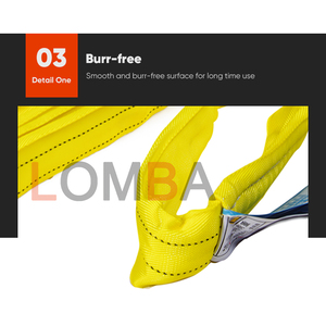 ヘビーデューティ5トン安全リフトウェビングスリングラウンドエンドレスタイプポリエステルスリング - Product Image 6