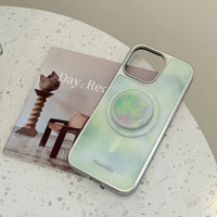 Imitation Stone Magnetic Holder Telefon hülle für Iphone16 16pm 16plus 16pro 15 15pm 15plus 15pro 14pm 14plus 14pro 14 13 13pm 12