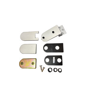 Particiones de puerta de ducha de doble cara de 180 grados Bisagra de ducha de vidrio interior a vidrio - Product Image 6