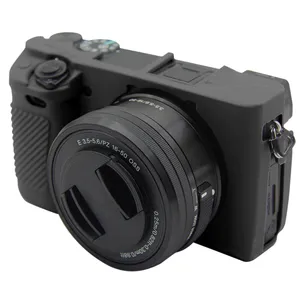 OEM के थोक मूल्य PULUZ शीतल सिलिकॉन सुरक्षा के मामले कैमरा बैग के लिए सोनी ILCE-6300 / A6400 Dropshipping कैमरा सहायक उपकरण
