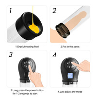 Pompe à vide électrique automatique pour entraînement masculin, dispositif de soin personnel à aspiration réglable avec double anneau de compression et cylindre transparent