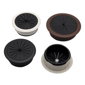 50 60mm caoutchouc ABS œillets joint maison bureau bureau Table armoire câbles fil organisateur câble passant boîte matériel accessoires - Product Image 6