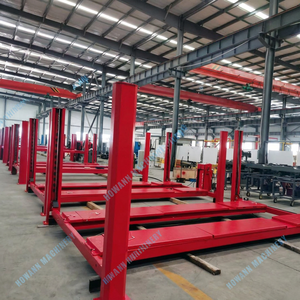 Elevador de Autos de Cuatro Postes con Liberación Eléctrica Hidráulica para Alineación de Ruedas 3D, Equipo Profesional para Garaje con Certificación CE GS - Product Image 4