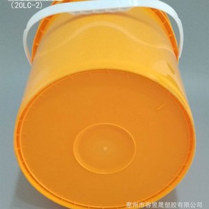 20L <b>Plastic</b> <b>Bucket</b> Cylindrical Gloss Varnishing Durable General Packaging Huizhou - Product Image 1