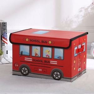 Caja de Almacenamiento Rectangular Plegable con Tapa Abatible y Doble Asa, con Diseño de Personajes de Dibujos Animados Estilo Americano, Capacidad de 35L, para Organización - Product Image 3