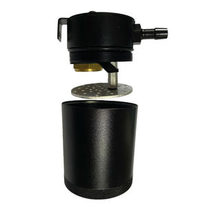 طقم علبة تجميع زيت عالمية بمنفذين مع حاجز، خزان للبنزين والديزل والتوربو، أسود وفضي - Product Image 5