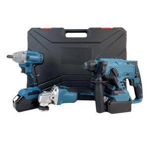 Clé sans fil sans balais meuleuse d'angle perceuse à percussion électrique combinaison de puissance kit d'outils multiples outil électrique - Product Image 4