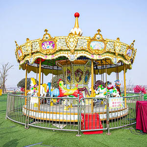 Manèges à cheval Carrousel Balançoire à thème animal Parc de <span class=keywords><strong>carnaval</strong></span> Autres produits d'équipement d'amusement Carrousel pour enfants - Product Image 1