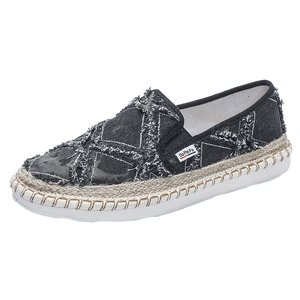 Chaussures décontractées respirantes pour hommes, style pêcheur, en toile avec semelle en caoutchouc, tendance printemps-été - Product Image 1