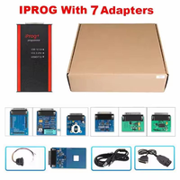 Iprog Pro + 7 Adaptateurs + 5 Sondes V87 V89 Carton IMMO OFF KM Radio SRS Reset Iprog+ Programmeur de Clés IPROG Outil de Programmation ECU
