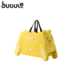 BUBULE Léger de Prix Usine <span class=keywords><strong>4</strong></span> <span class=keywords><strong>Roues</strong></span> Spinner 19 "PP Pas Cher Enfants Voyage Valise Rigide - Product Image 2