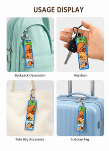 Llavero Colgante de Regalo con Diseño de Anime y Dibujos Animados: <span class=keywords><strong>Totoro</strong></span>, Bola de Carbón, Aleación, Impresión Digital, Tejido, Cara de <span class=keywords><strong>Chihiro</strong></span>, Diseño Masculino Sin Rostro - Product Image 2