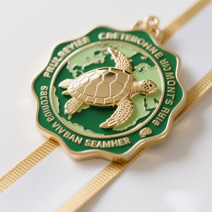 Medallas de Carrera de Maratón 5K 10K de Aleación de Zinc con Diseño de Logotipo Personalizado del Fabricante, Medallas de Premios Deportivos - Product Image 4