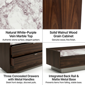 Minimal Custom Solid Wood Night Chest | Dark Walnut Bedside <b>Side</b> Cabinet with Dual Open Shelves for Apartment Bedroom Hotel - Product Image 4