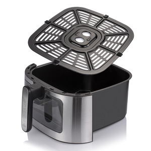 Friteuse à air chaud domestique grande capacité avec écran couleur tactile, multifonctionnelle, chauffage par le haut et par le bas - Product Image 4