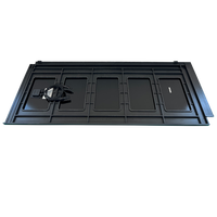 Tuile solaire de toit en pente YOMAX 68W entièrement noire BIPV Tuiles solaires renouvelables pour maison Silicium monocristallin> Efficacité 26%