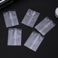 Sacs en plastique personnalisés blancs MOPP CPP pour emballage de gâteaux de lune, biscuits, bonbons et sucre, avec scellage thermique givré, vente en gros