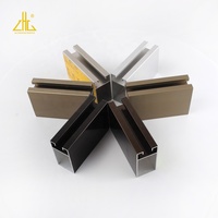 Rack de porte coulissante en aluminium 6063, fenêtre coulissante en aluminium, voie de canal pour le karaoké
