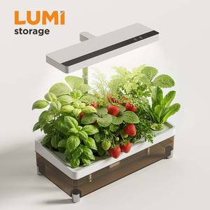 Kit <span class=keywords><strong>de</strong></span> Sistema <span class=keywords><strong>de</strong></span> Cultivo Hidropónico HGS15-1CB, 13 Cápsulas, Jardín Interior <span class=keywords><strong>de</strong></span> Hierbas con Luz <span class=keywords><strong>de</strong></span> Cultivo Inteligente, Tanque Transparente para Decoración del Hogar - Product Image 1