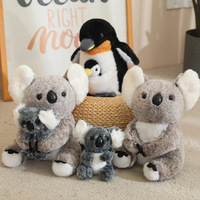 Peluche Famille Mère-Bébé Koala et Pingouin, Jouet en Peluche, Cadeau, Fabricant OEM ODM Personnalisé, Vente en Gros