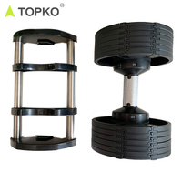 TOPKO nouvel arrivage équipement de gymnastique fitness ensemble d'entraînement réglable haltères 20kg