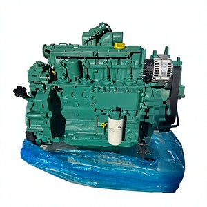 Moteur diesel vert 6,0 L refroidi par eau, démarrage électrique, multicylindre, Euro 4, haute rigidité, pour machines - Product Image 1