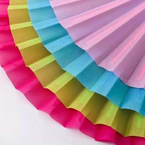 Éventails en plastique personnalisés pour les fournitures de fête promotionnelles - Product Image 6