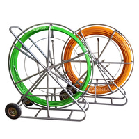Tige de guidage de câble FRP en acier galvanisé, traceable, en fibre de verre, pour conduits