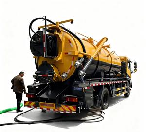 Euro 3 16000 Liters 16Tons 4X4 <b>Vacuum</b> Truck Sewage Suction - Corrosion-Resistant & Durable - Product Image 3