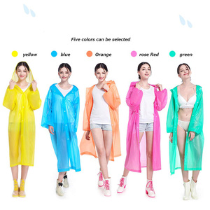 Adulto lluvia <span class=keywords><strong>capa</strong></span>- (10pcs) PEVA resistente al desgarro gruesa <span class=keywords><strong>capa</strong></span> de los hombres de las mujeres sombrero de los niños <span class=keywords><strong>capa</strong></span> de reutilizable de emergencia Po - Product Image 5
