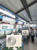Climatiseur mural intelligent personnalisé OEM ODM de haute qualité avec prise US 115V, à compression variable R32, classe d'efficacité énergétique A+++, pour économie d'énergie