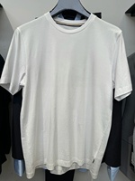 Camiseta de Hombre 2026, Nueva, de Alta Calidad, Verano, Transpirable, Cuello Redondo, Cómoda, Informal, Lisa, Absorbe la Humedad, Estilo Vintage