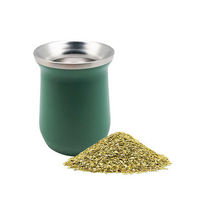 Argentine vente chaude gobelet en acier inoxydable à double paroi tasse à thé Yerba Mate tasse à gourde Bombilla cuillère à paille pour les fêtes