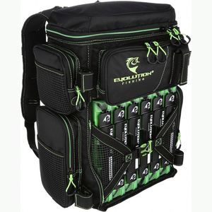 Muestra Gratuita: Mochila de Pesca Resistente de Nailon y Poliéster, Bolsa Impermeable para Aparejos de Pesca con Contenedor de Plástico para Señuelos - Product Image 2