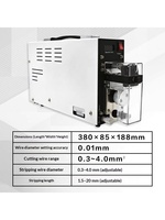 Dénudeur de fils pneumatique, machine à peler de haute précision, compacte, portable, pour câbles de données, multifonctionnelle, 220V, automatique