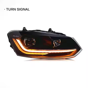 Aggiornamento per <span class=keywords><strong>Volkswagen</strong></span> VW <span class=keywords><strong>Polo</strong></span> 2011-2018 <span class=keywords><strong>Accessori</strong></span> Auto Faro Anteriore a Xenon HID con DRL a LED Gruppo Ottico Faro - Product Image 4