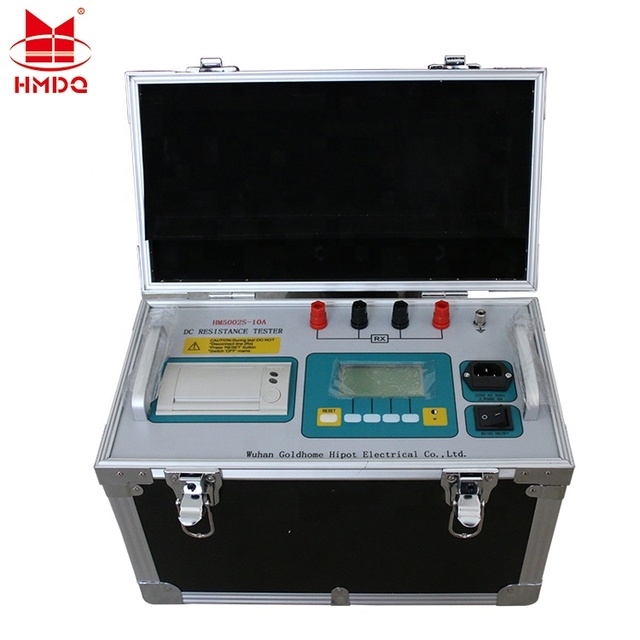 DC Resistance Tester 10A Transformer DC Resistance Meter Winding Resistance Tester