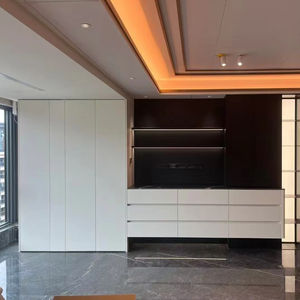 Salon salle à manger côté armoire à <span class=keywords><strong>vin</strong></span> avec service à thé <span class=keywords><strong>casier</strong></span> élégant <span class=keywords><strong>casier</strong></span> à <span class=keywords><strong>vin</strong></span> pour le stockage de la vaisselle buffet en <span class=keywords><strong>bois</strong></span> armoire - Product Image 4