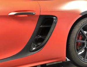 Pour Porsche <span class=keywords><strong>718</strong></span> Boxster Cayman fibre de carbone côté Air Scoop évents couvercle d'admission 2016 - <span class=keywords><strong>2018</strong></span> - Product Image 5