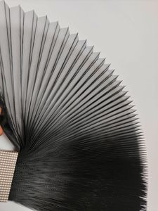 Có thể thu vào Polyester xếp li lưới plisse côn trùng màn hình gấp Net cho cửa sổ và cửa chống bụi Fly <span class=keywords><strong>accordion</strong></span> lưới - Product Image 3