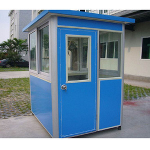 Thép Tấm Sàn Di Động Bảo Vệ Di Động Hoạt Động Phòng Trạm Bài Thu Phí Kiosk Di Chuyển Cửa Hàng Bán Gian Hàng An Ninh Bảo Vệ Gian Hàng - Product Image 3