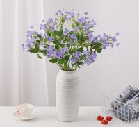 Bunga Simulasi Hydrangea Snowflake Cherry Dekorasi Rumah Gaya Nordic Ruang Tamu Hotel Proyek Dekorasi Lembut Ornamen Pernikahan Bonsai